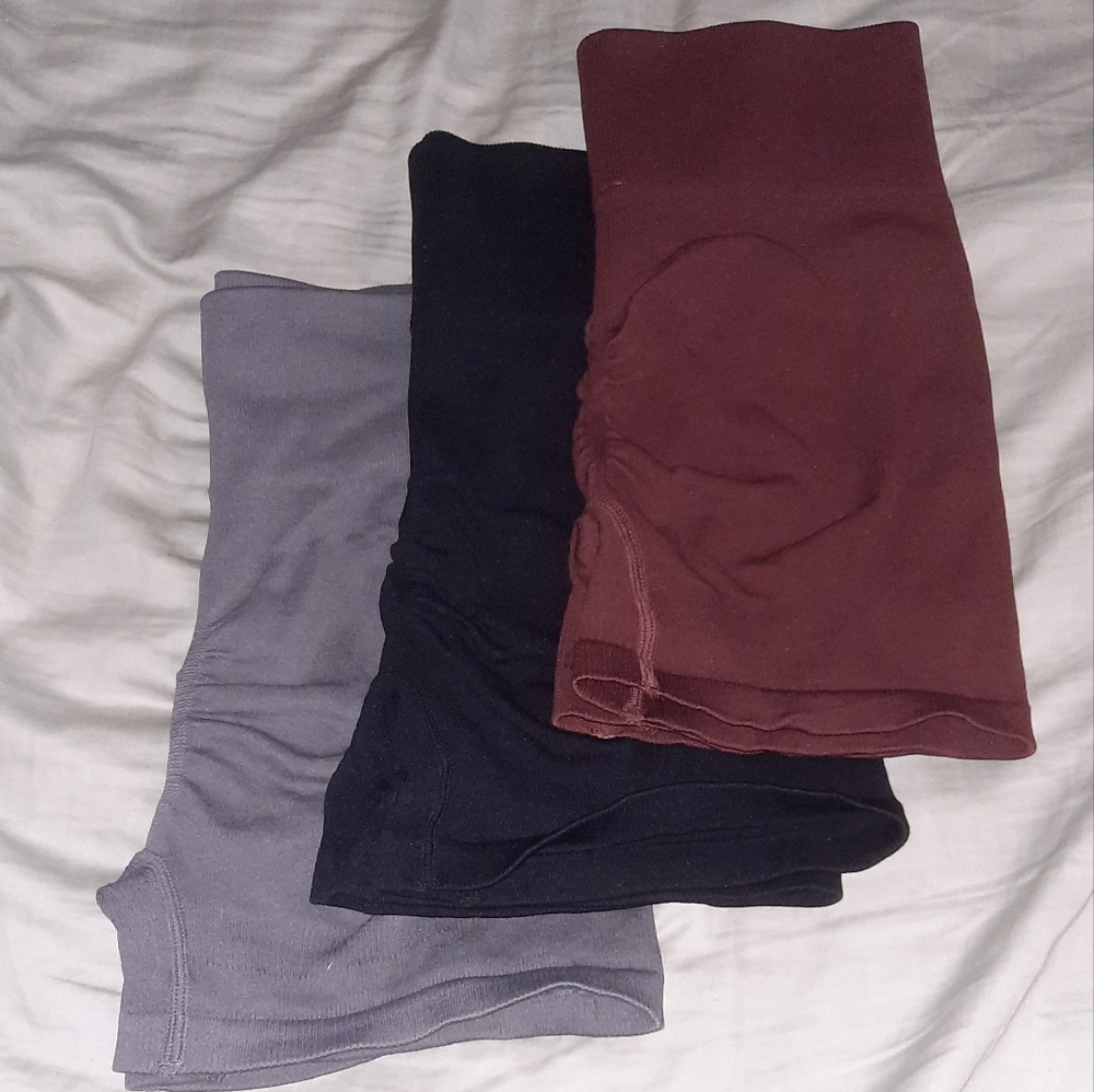 Workout shorts, Medium, new, set of 3